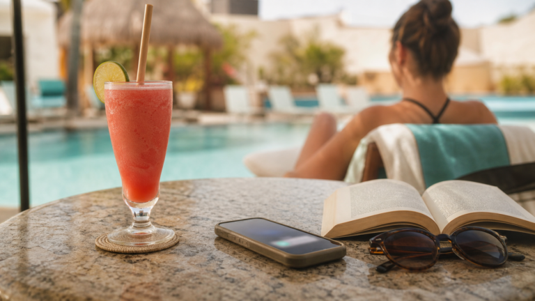 Femkes cocktail stond net op tafel toen kantoor een terugvlucht eiste